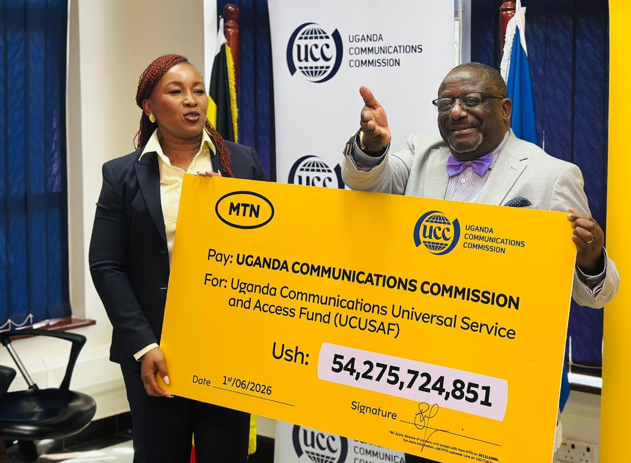 MTN Uganda Contributes Shs54 Billion to Universal Service Fund, Reaffirms Push for Digital Inclusion