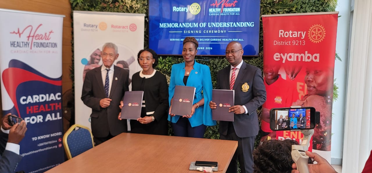 Rotary, Healthy Heart Foundation Partner to Expand Heart Care Services Across Uganda