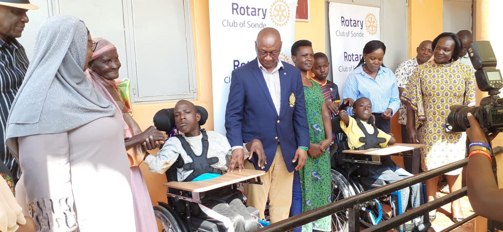 Rotary Club Donates Wheelchairs to Children with Cerebral Palsy in Bukerere
