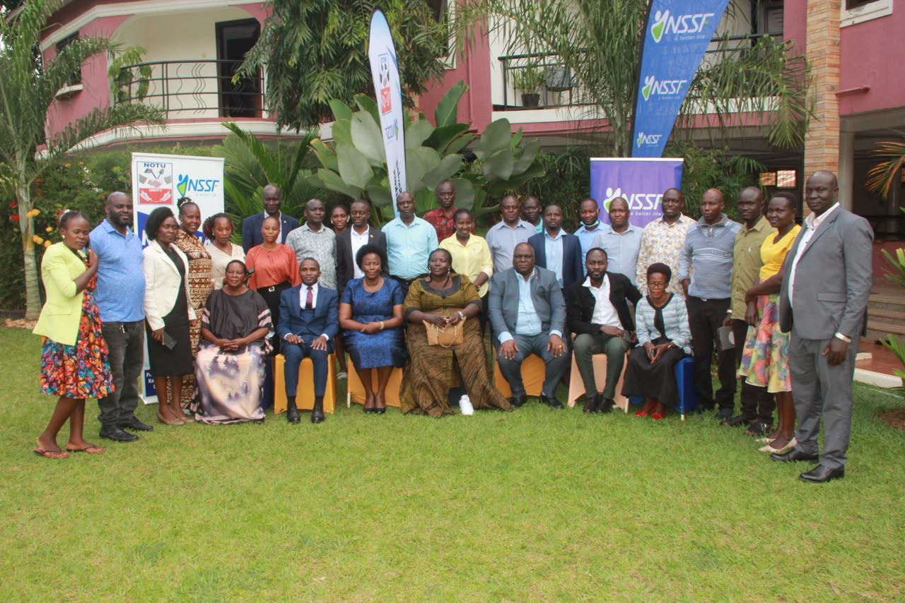 NSSF, NOTU Train Labour Officers, Workers’ Councilors to Strengthen Worker Protection and Expand Social Security Coverage