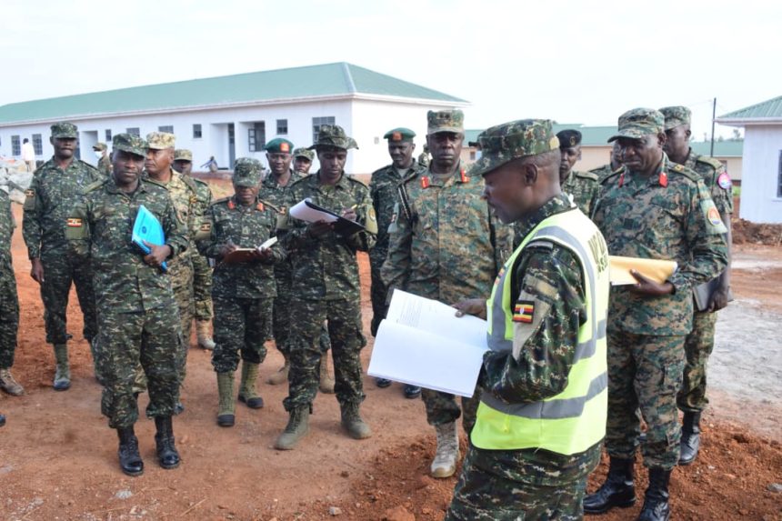 UPDF Races to Complete Soldiers’ Housing Projects in Masindi, Kakiri