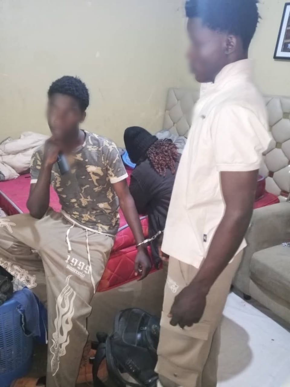 Police Arrest Two Suspects After Sniffer Dog Tracks Stolen Property in Nateete