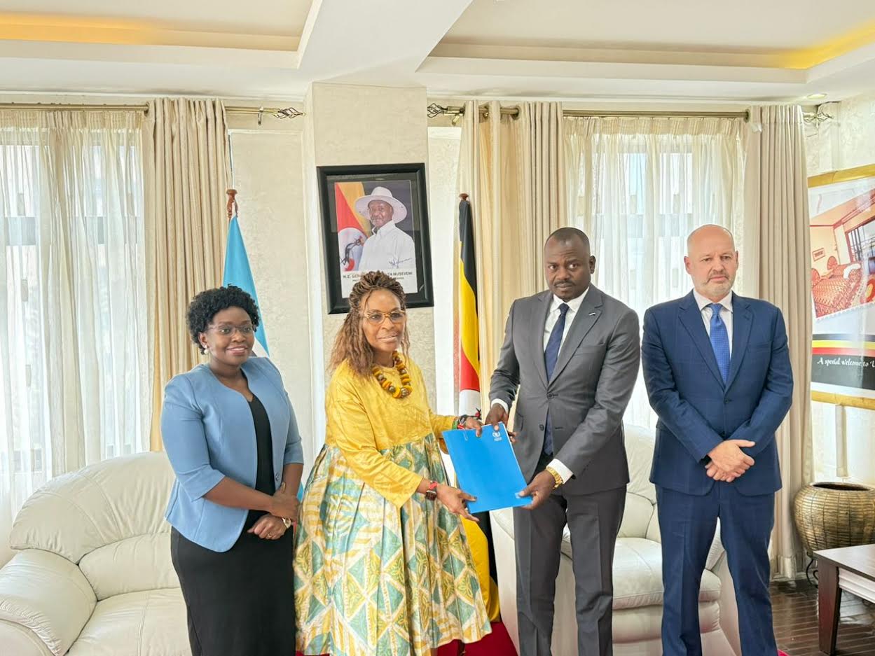 New WFP Country Director Presents Credentials to Foreign Affairs Minister Kasolo
