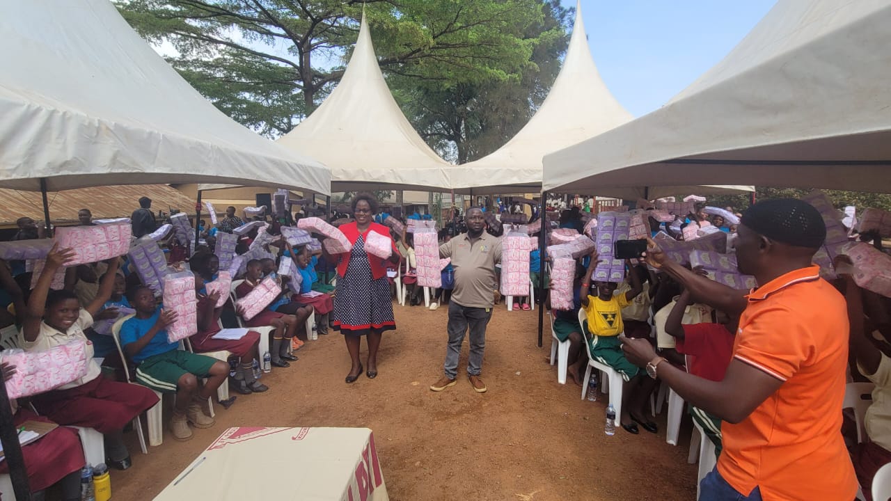 Union of Transport Alliance Donates Sanitary Pads to Keep Girls in School