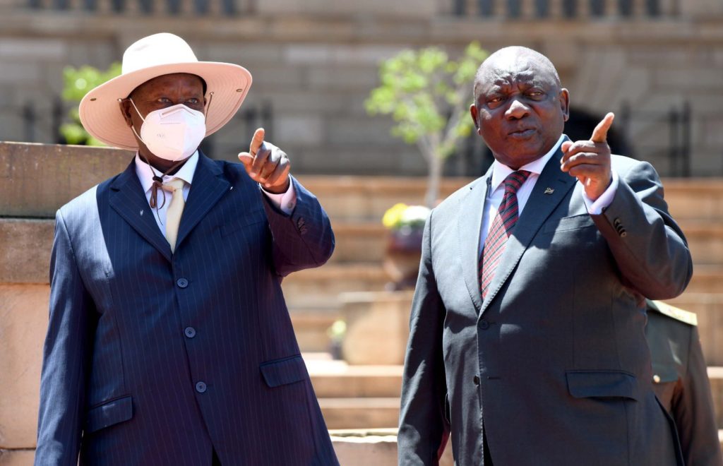 Museveni in Talks With Ramaphosa Over Immigration Attacks