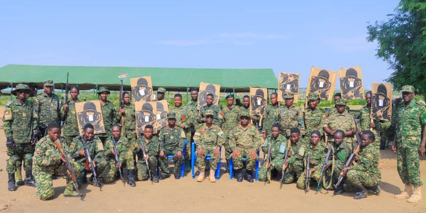Brig Anthony Lukwago Commends UPDF Female Soldiers for Professionalism in South Sudan