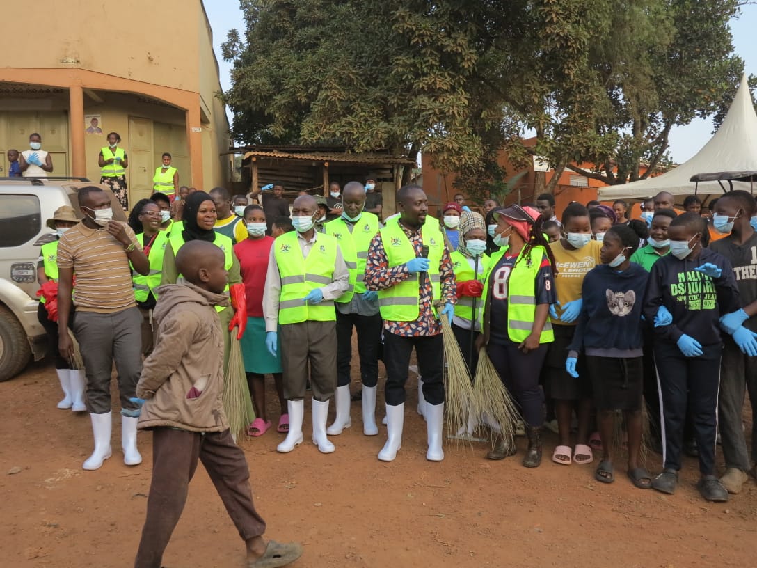 Nansana Leaders Lead Sanitation Drive, Call for Public Support as Monthly Clean-Up Campaign Begins