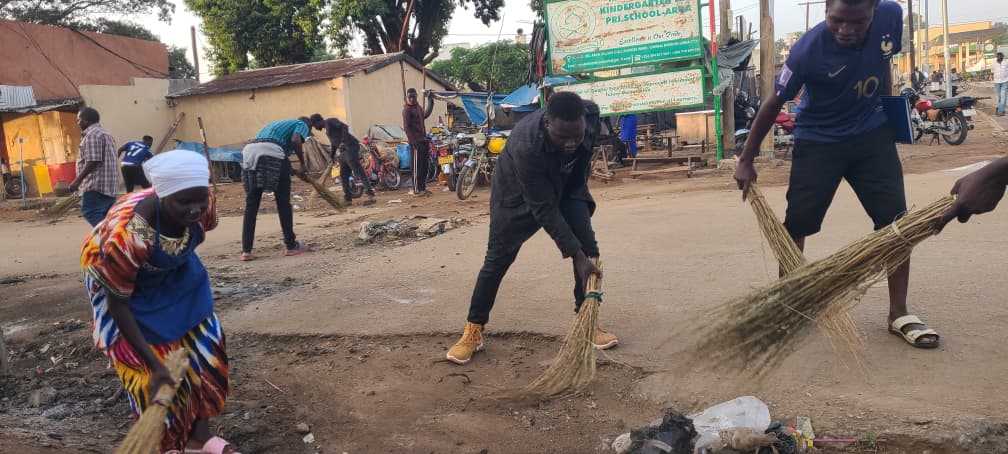 Arua City Residents Turn Out in Large Numbers for National Cleaning Exercise