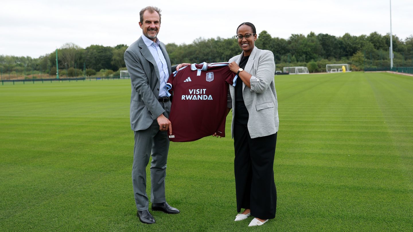 Visit Rwanda Secures Aston Villa Front-of-Shirt Sponsorship
