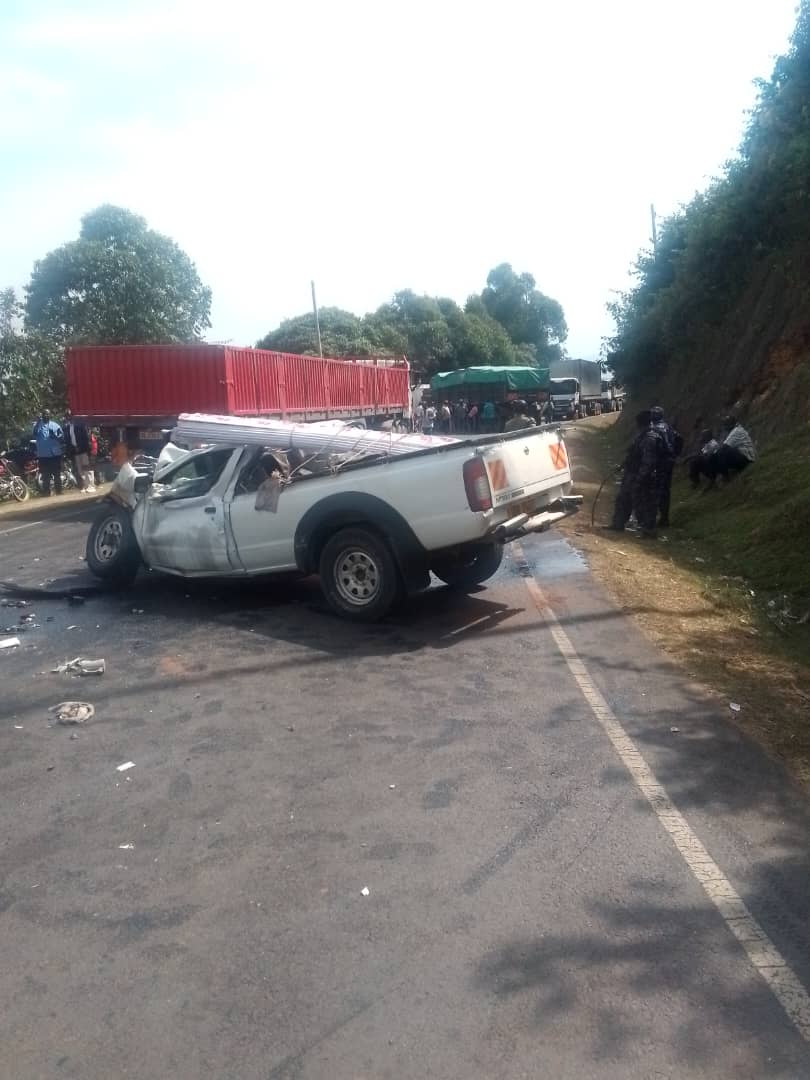 Two Injured in Kabale–Kisoro Highway Crash in Rubanda District