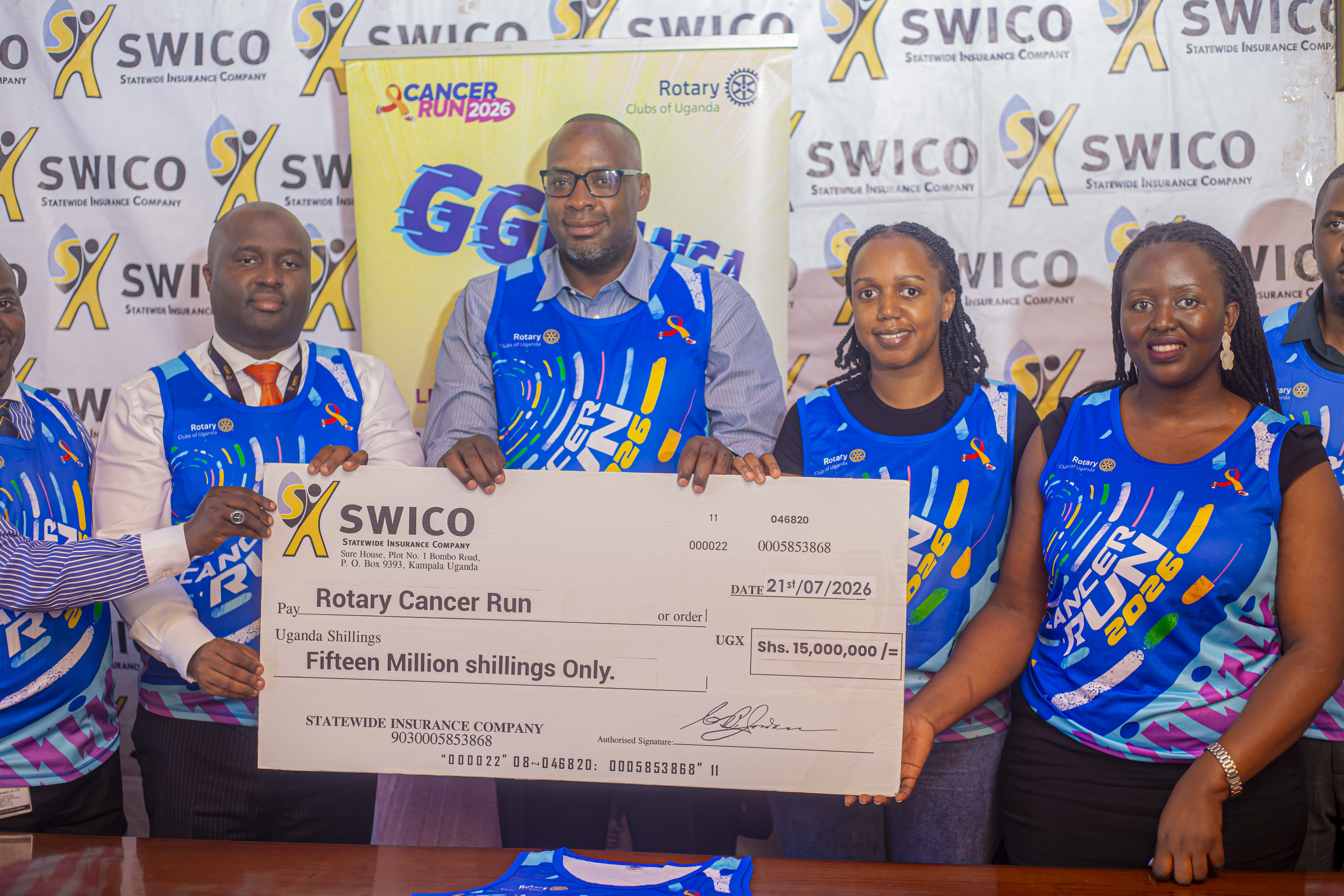 Swico Contributes Ugx 15 Million To 2026 Rotary  Cancer Run And Takes Kit Distribution Nationwide