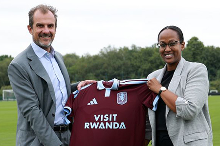 Visit Rwanda Secures Aston Villa Front-of-Shirt Sponsorship