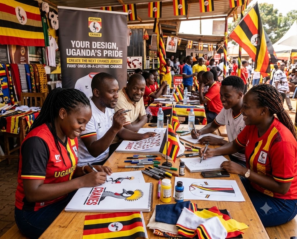Your Design, Uganda's Pride: Fans Get Once-in-a-Lifetime Chance to Create the Next Cranes Jersey