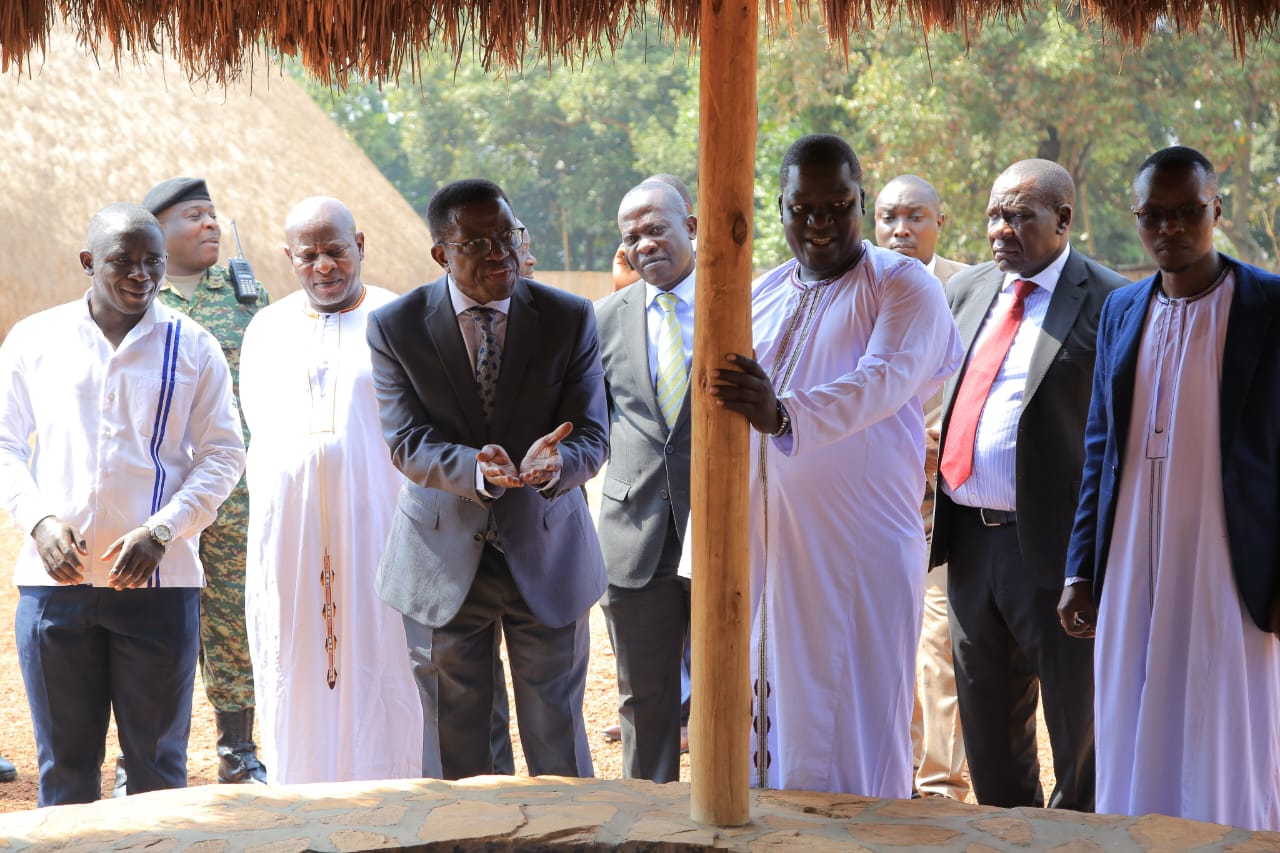 Katikkiro Mayiga Inspects Final Restoration Works at Kasubi Tombs