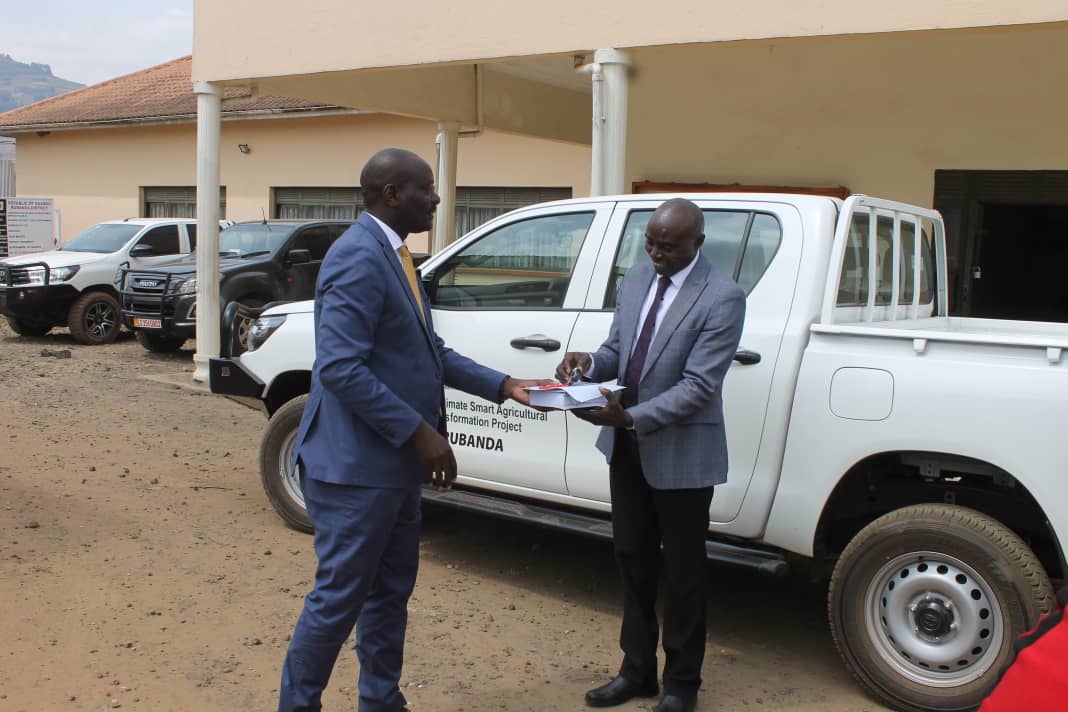 Rubanda Receives New Vehicle to Strengthen Agricultural Extension Services