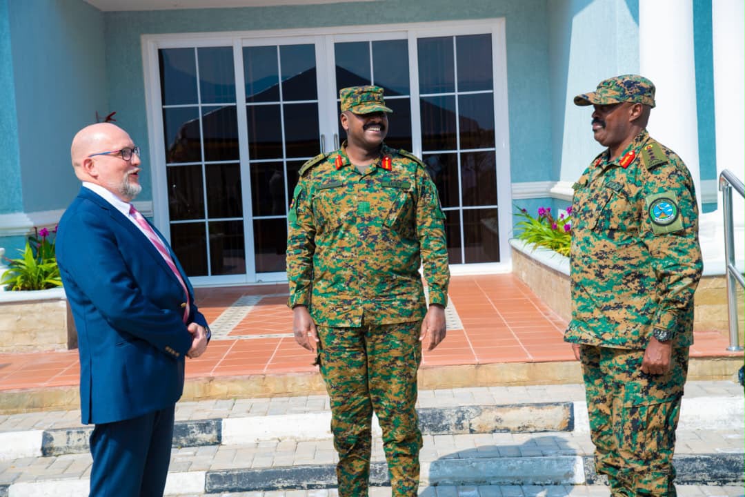 Gen Muhoozi Hosts New US Chargé d’Affaires for Defence Talks