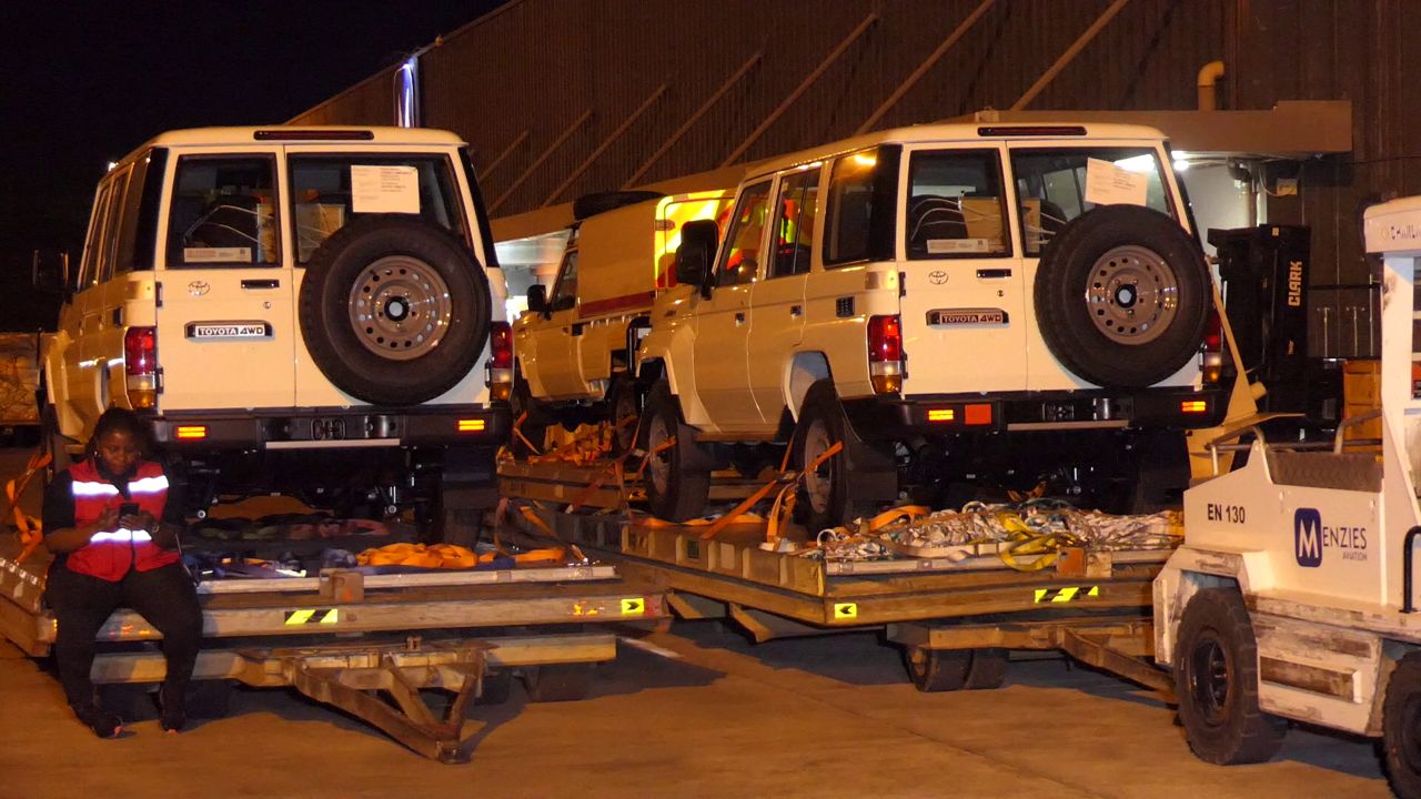 18 New Toyota Land Cruisers Arrive in Uganda to Boost Ebola Response in Eastern DRC