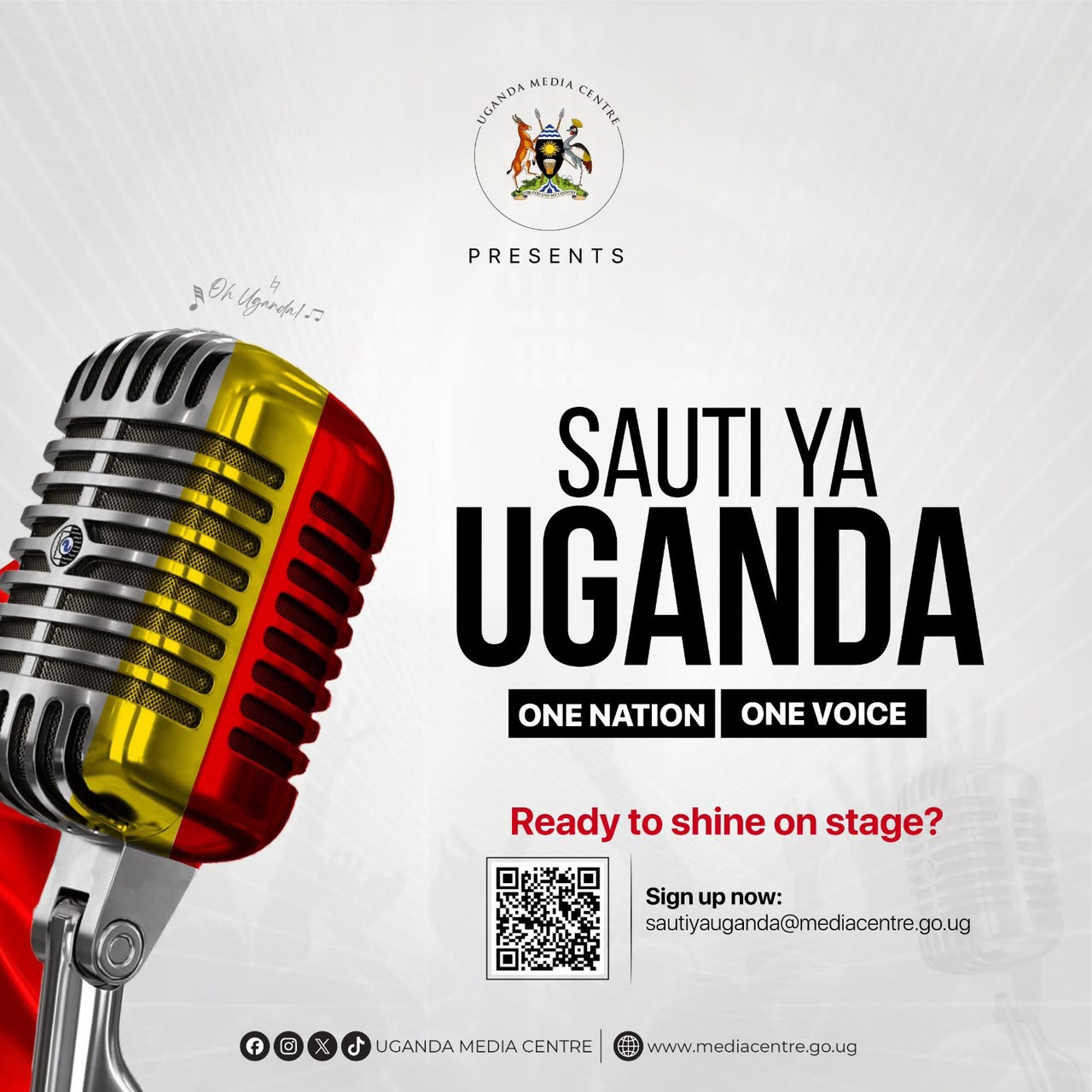 ICT Ministry Launches Sauti Ya Uganda Anthem Contest With Shs100 Million Prize