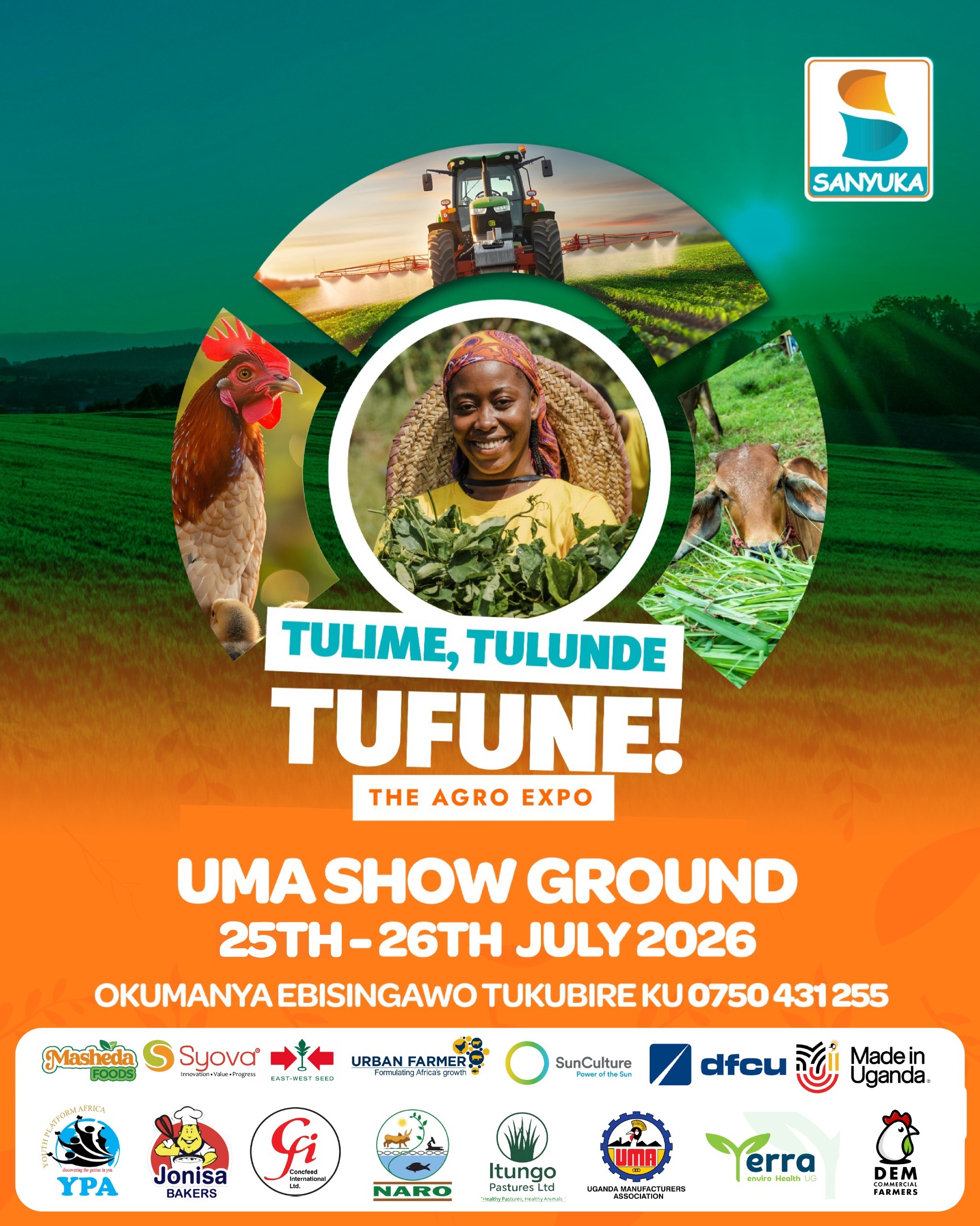 Sanyuka TV to Host Tulime Tulunde Tufune Agro Expo to Promote Modern Farming