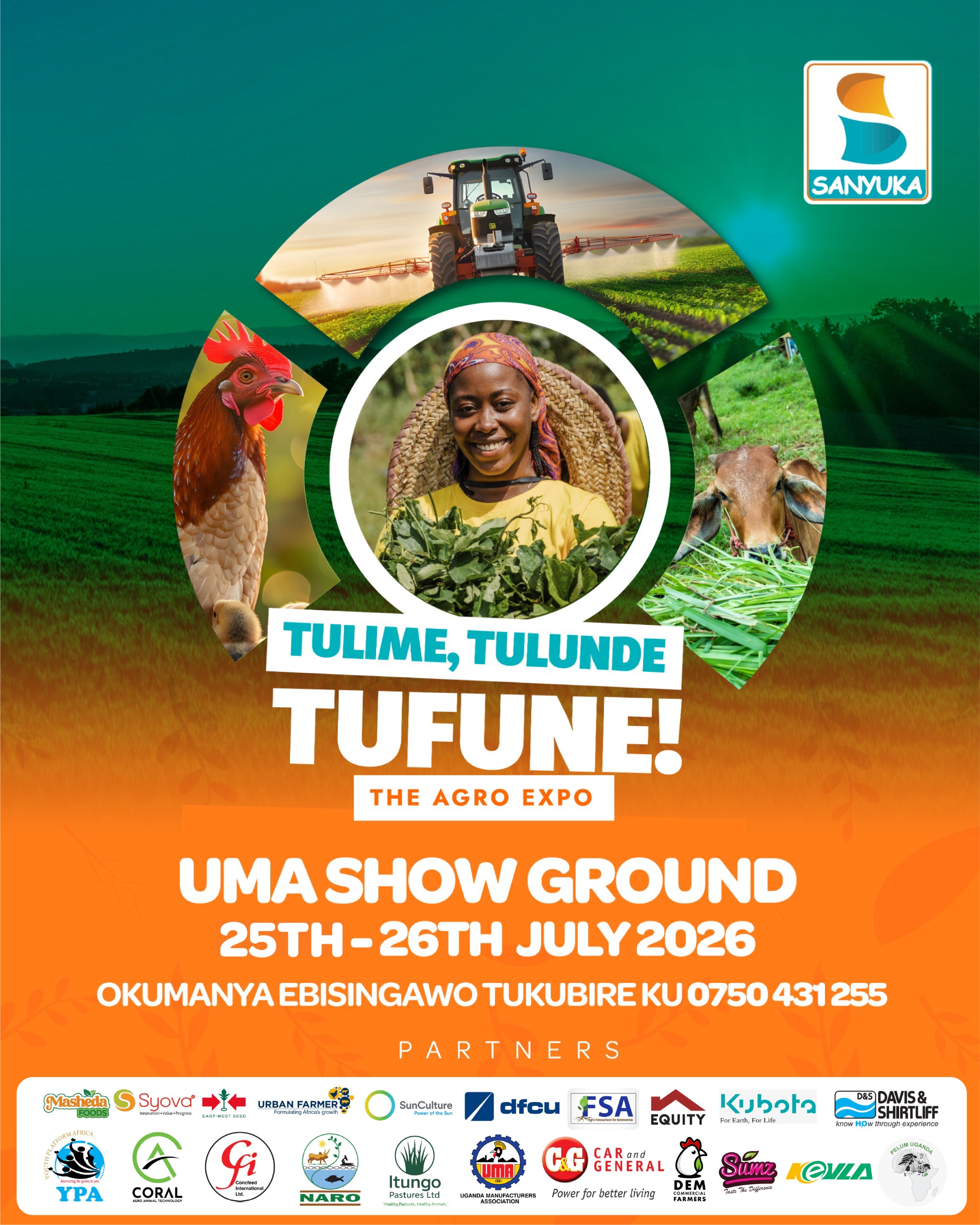 Sanyuka TV to Host Tulime Tulunde Tufune Agro Expo to Promote Modern Farming