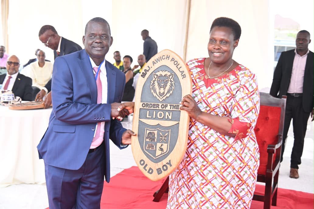 Pollar Awich receives Ntare School's highest honour
