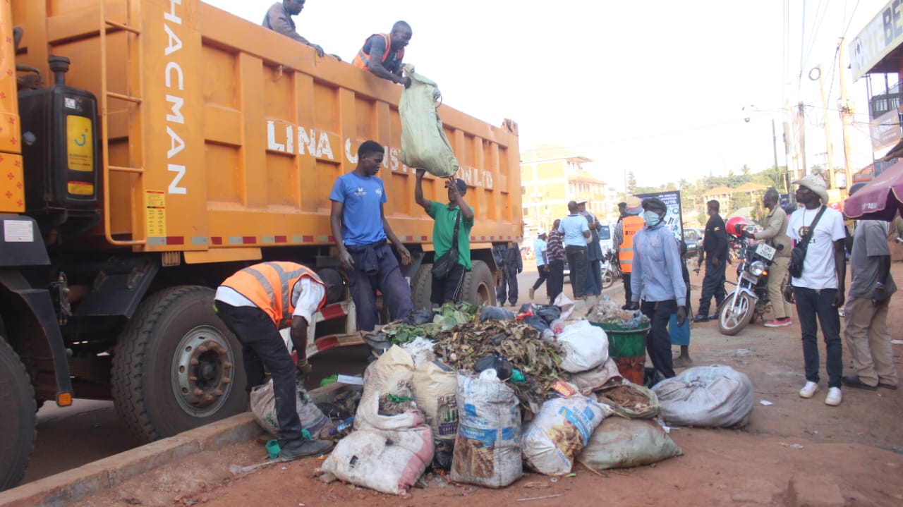 KCCA appeals for patience as crews clear massive waste collected during National Clean-Up Day