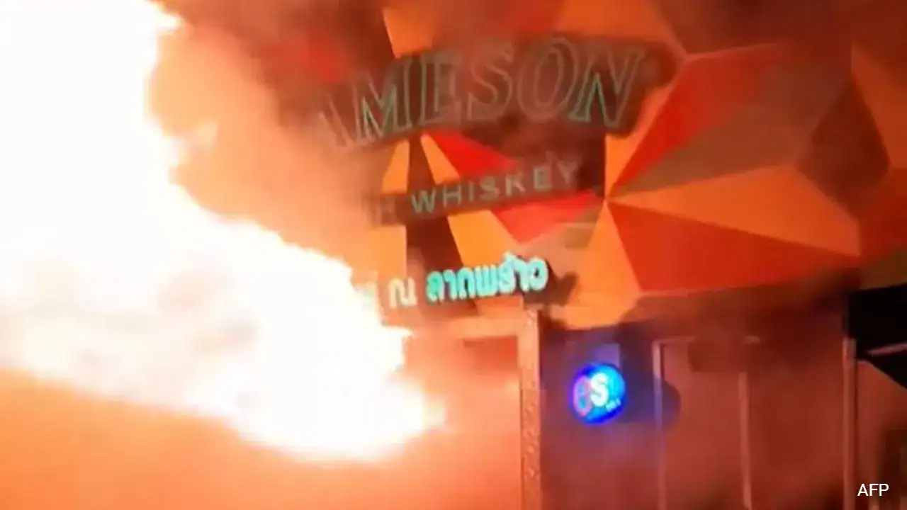 At least 27 killed, eight critically injured in Bangkok bar fire