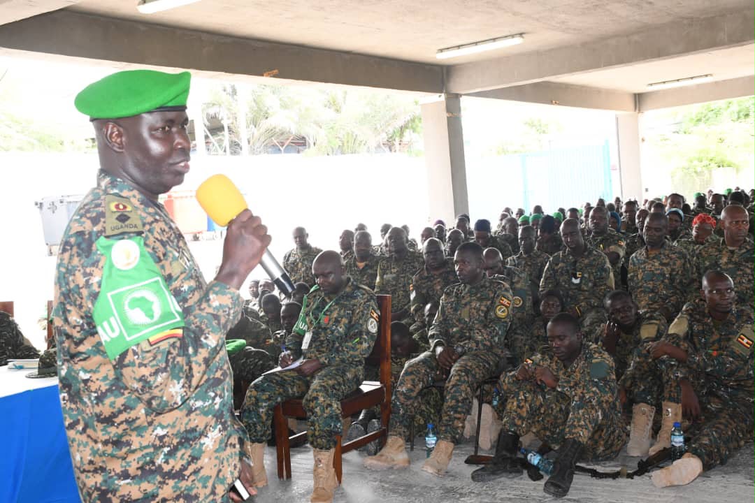 UPDF Commander Kayanja Urges Discipline in Somalia Peacekeeping Mission
