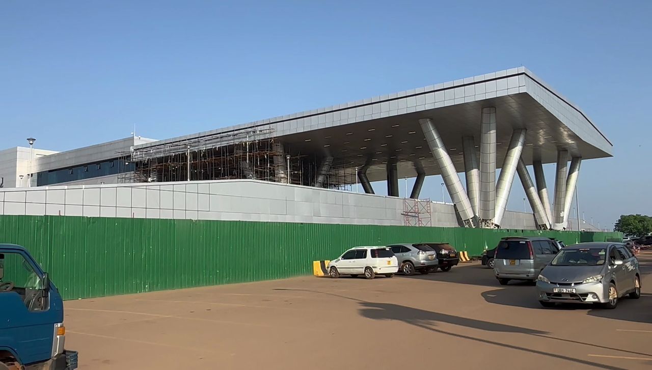 Entebbe airport will soon be able to handle 100 airplanes