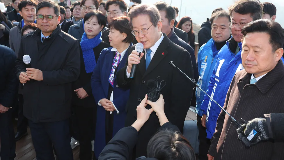 South Korea opposition leader stabbed