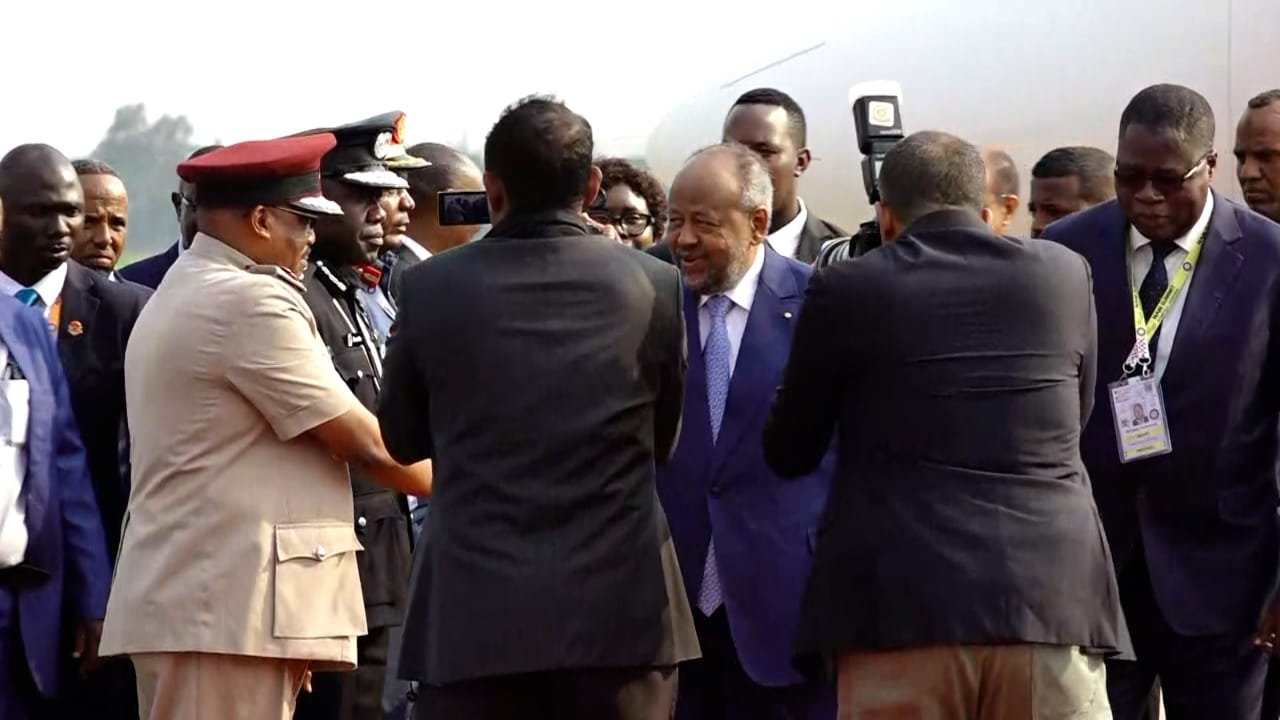 Djibouti's Guelleh arrives in Uganda for NAM Summit