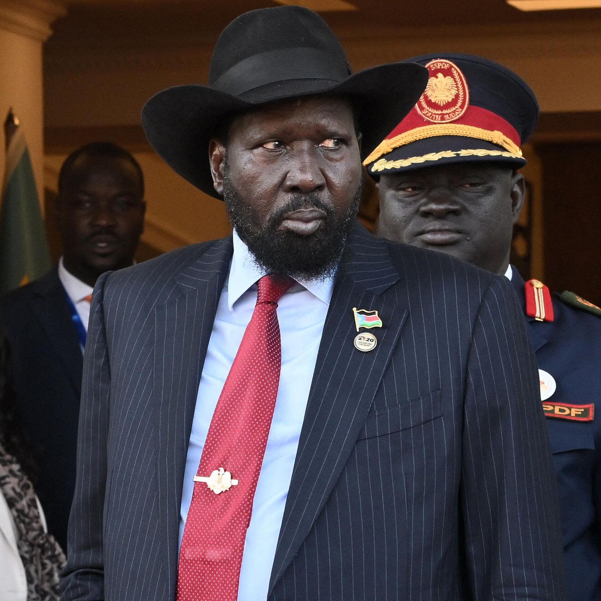 South Sudan President Salva Kiir arrives for NAM Summit