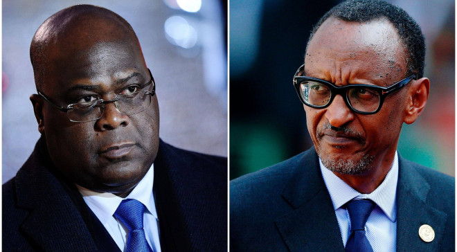 Kagame remains mute as fellow leaders congratulate Tshisekedi