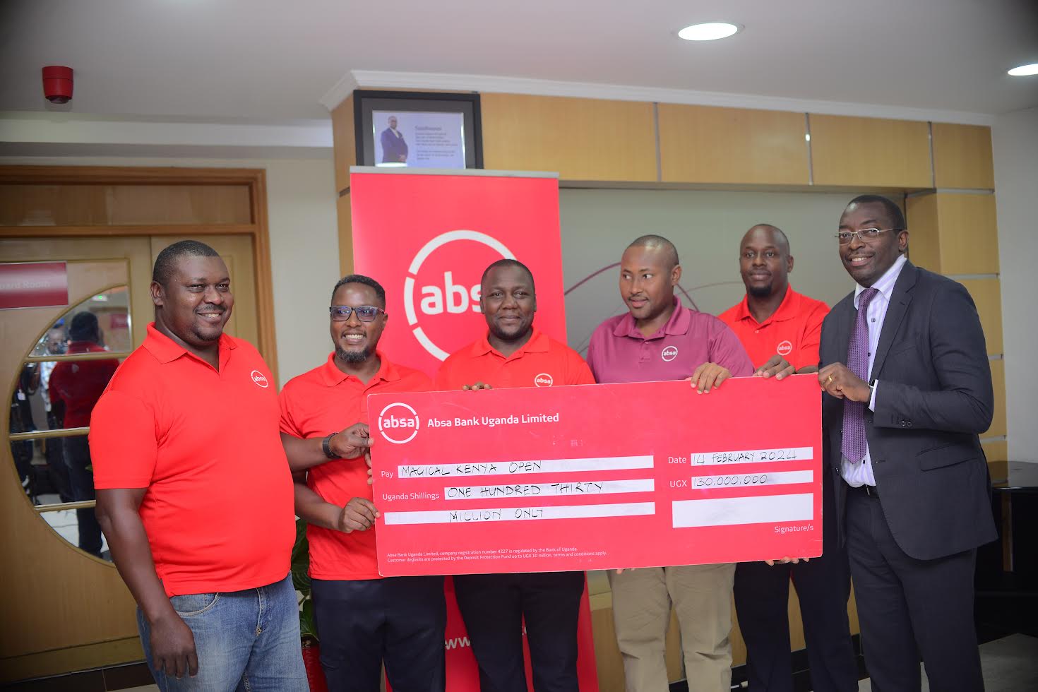 Absa sends 10 Ugandan golfers for this year's Magical Kenya Open