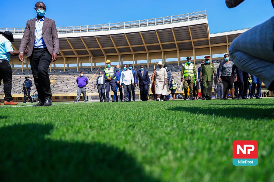 Mrs Museveni assures Namboole stadium contractors of remaining funds