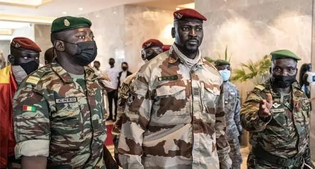 Guinea's military junta dissolves gov't and seals borders