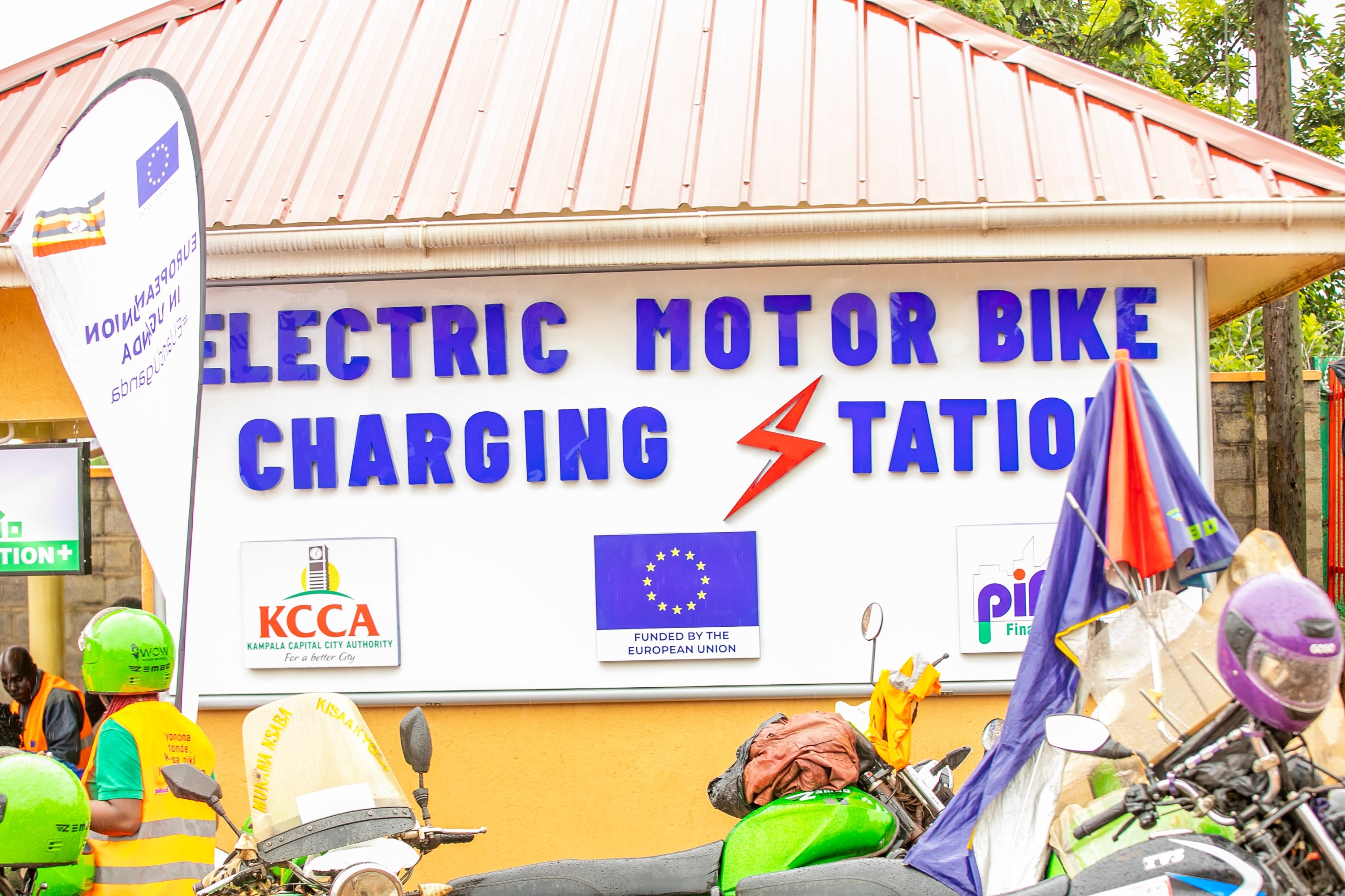 Kampala Embraces Greener Future with New Electric Motorbike Charging Station