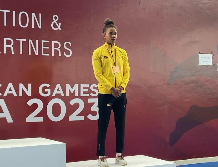 Gloria Muzito claims Bronze in 100m freestyle at All Africa games