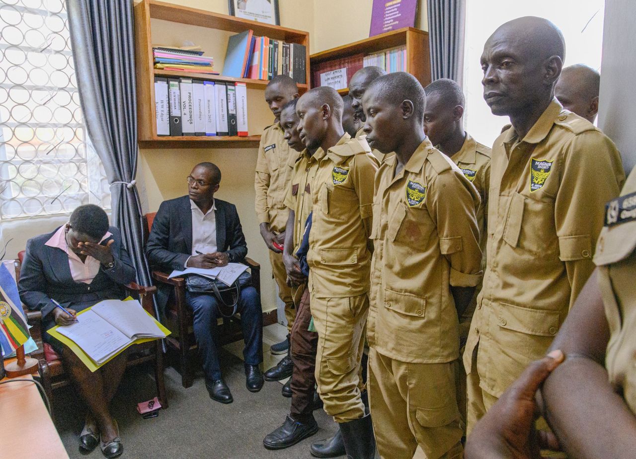 11 guards remanded over illegal occupation of contested land
