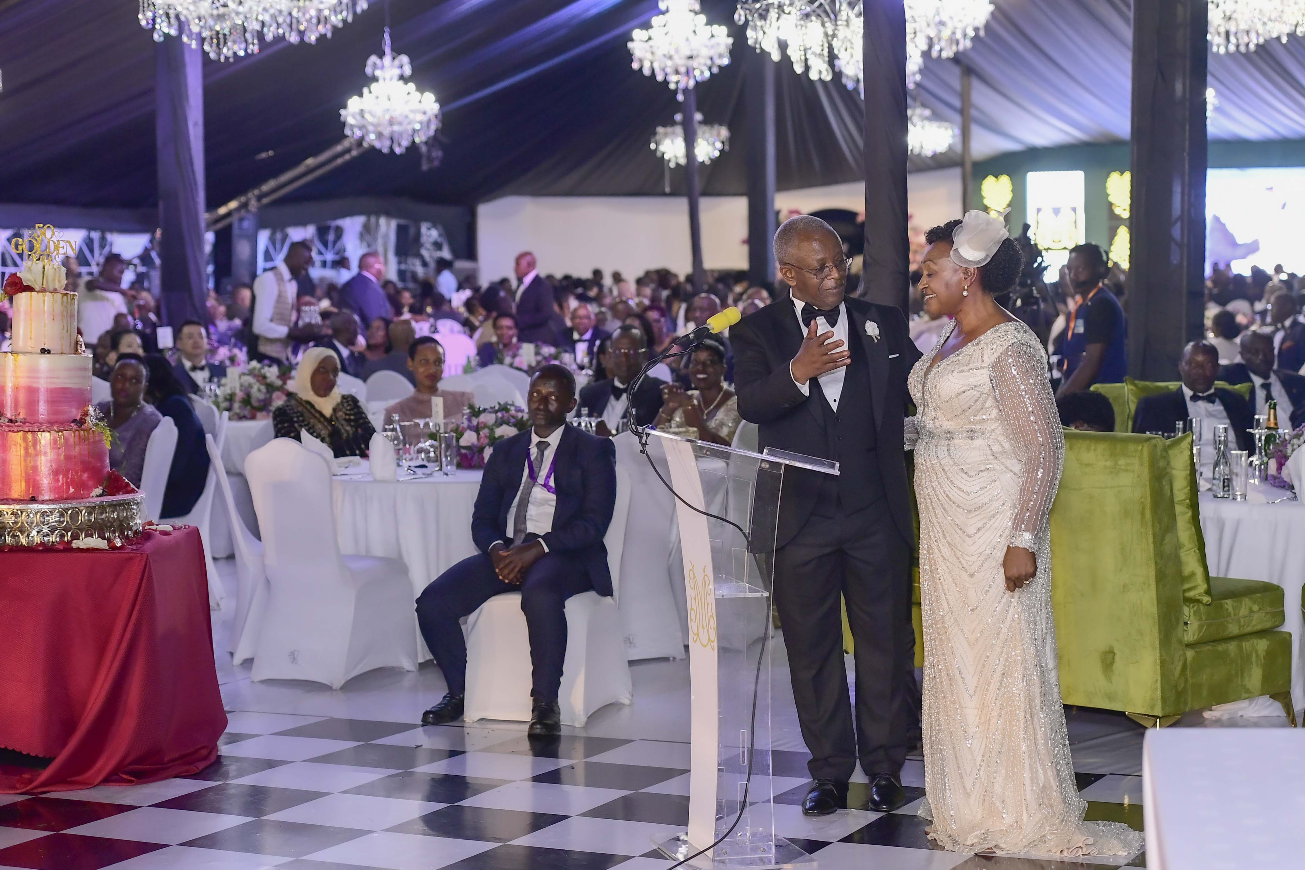 Mbabazi celebrates 50 years of marriage