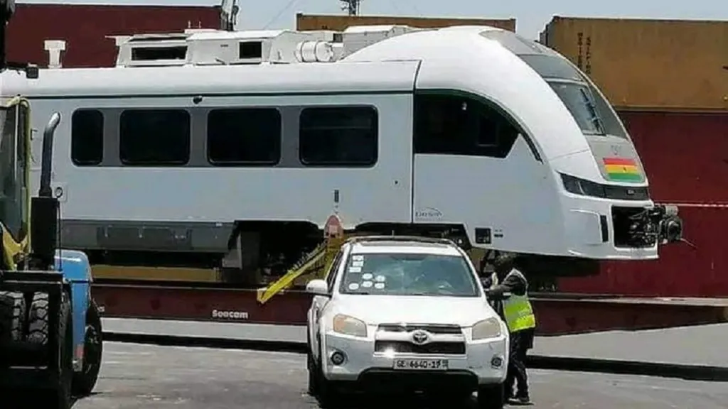Ghana's new train collides with lorry in test run