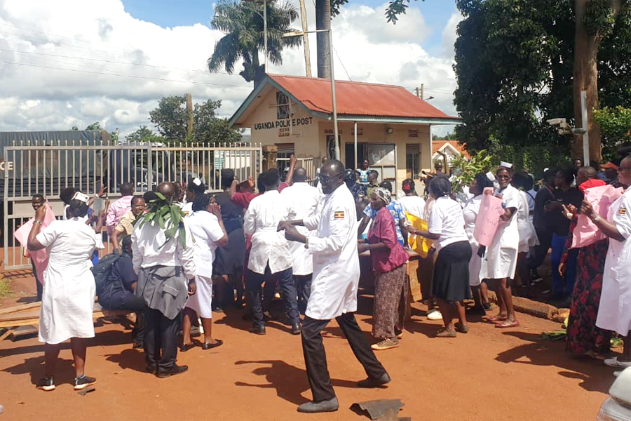 BREAKING: Jinja Hospital medics strike over contested land