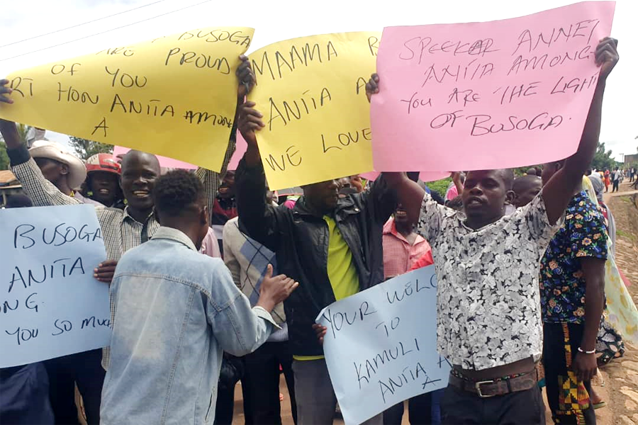 Speaker Among is Mama Busoga, Kamuli protesters say