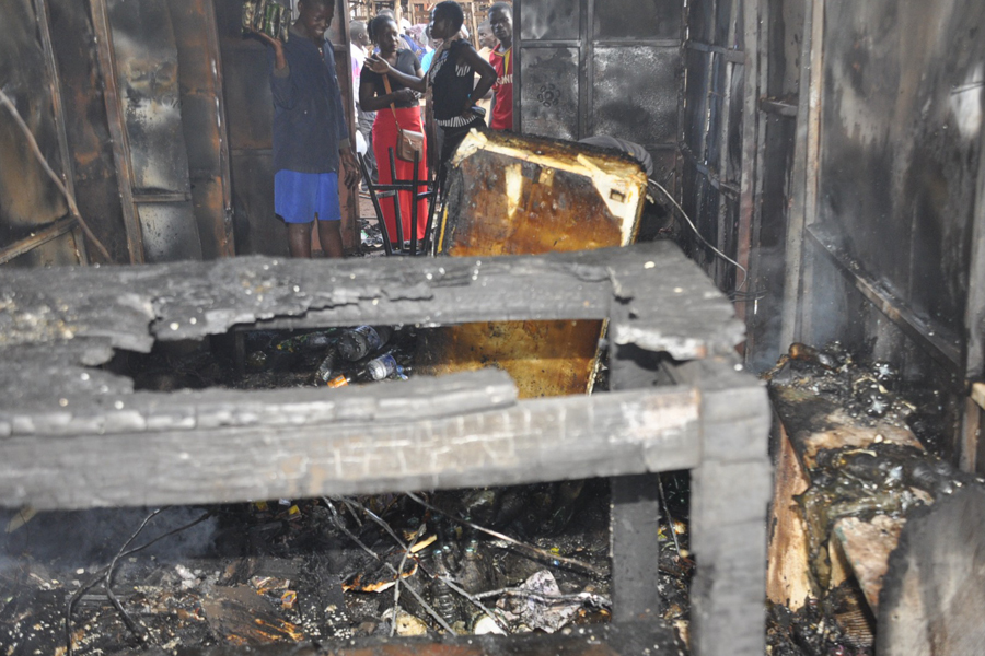 PICTURES | Night fire compounds EFRIS misery for Njeru traders