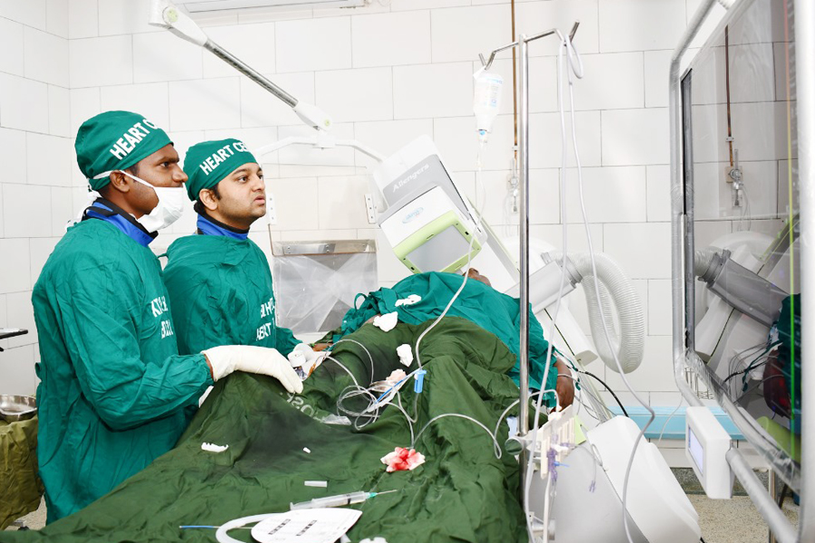 Kisubi Hospital heart camp to check that sharp, stabbing chest pain