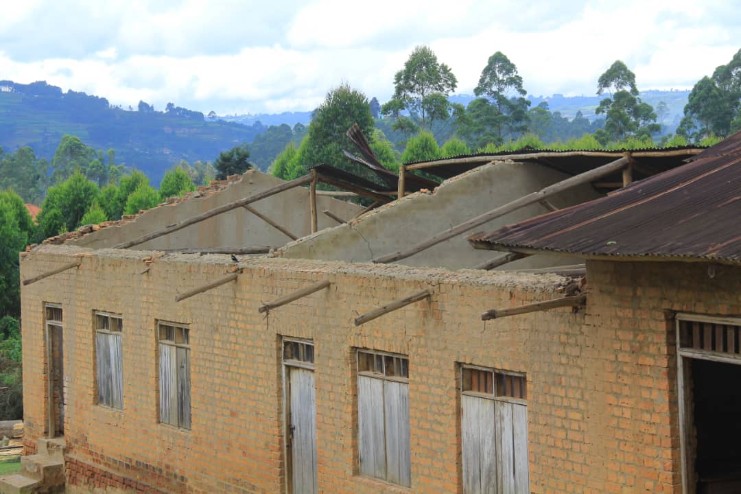 Strong wind leaves Kabale school naked
