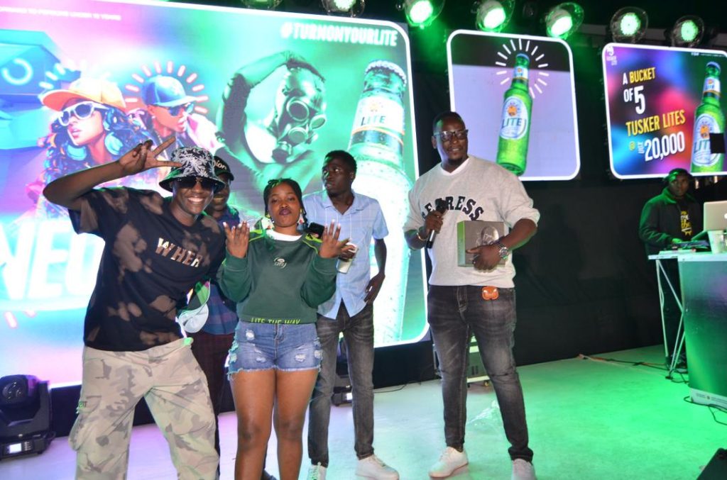 Tusker Lite Neon Rave lights up Mbarara