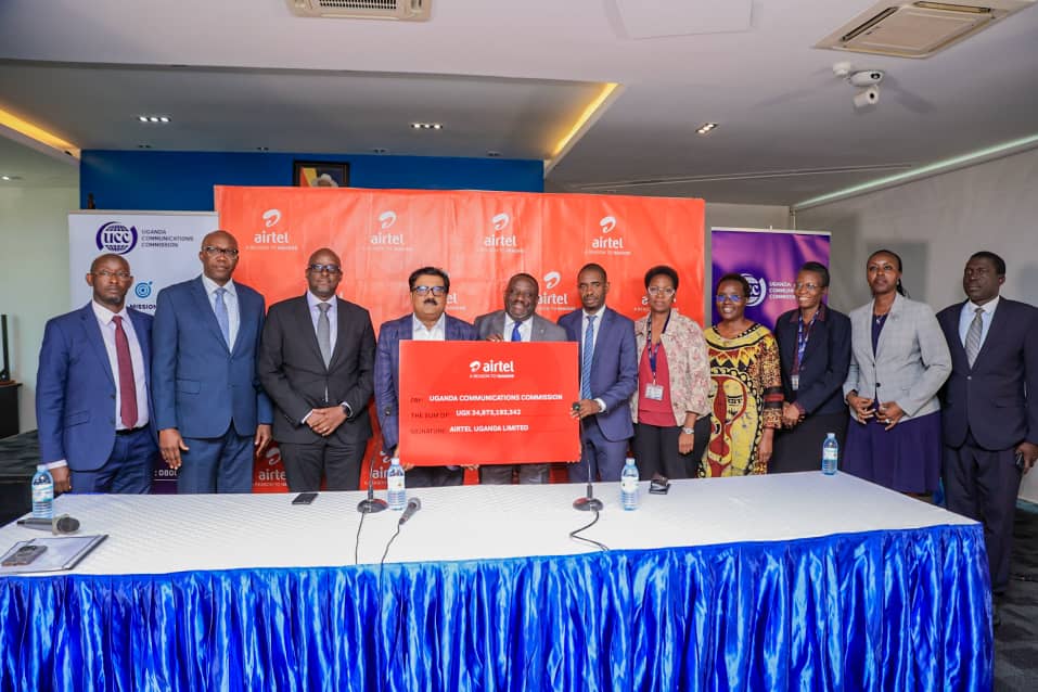 Airtel pays shs34.8bn in statutory levy to UCC