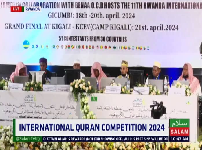 Salam TV elevates coverage of 11th international Quran competition 2024 in Rwanda