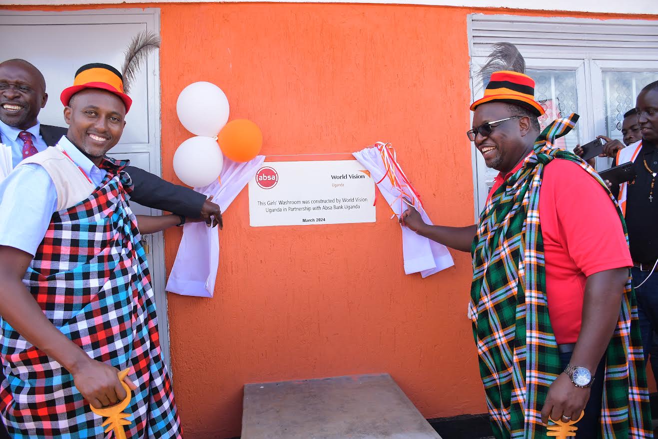 Absa, World Vision commission sanitation facilities to address menstrual hygiene challenges in Karamoja